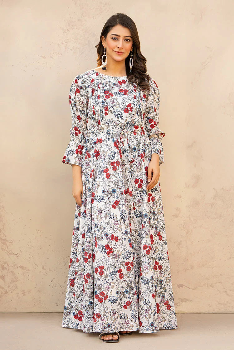 Printed Ladies Maxi Dress  Ellena