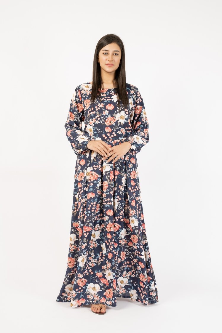 floral maxi dress pakistan Floral Maxi Dress – Ellena