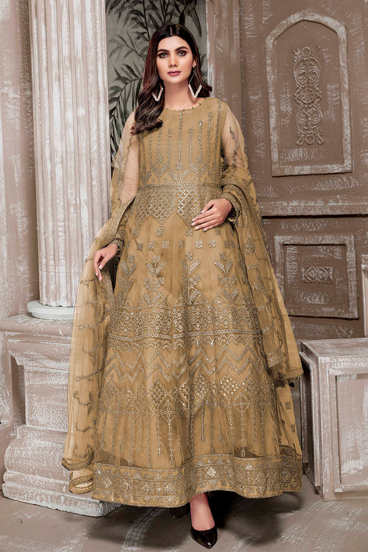 Embroidered Net Maxi Dress Ellena Embroidered Net Maxi Dress Ellena