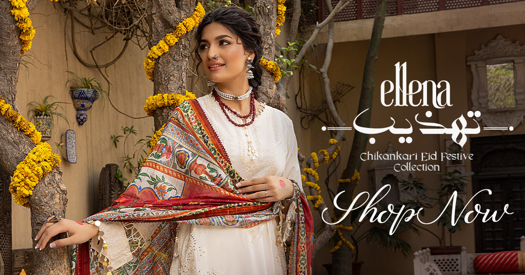 Get ready to buy your Eid dresses from our most anticipated ‘Chikankari Eid Festive’ Collection comprising of Unstitched Chikankari suits