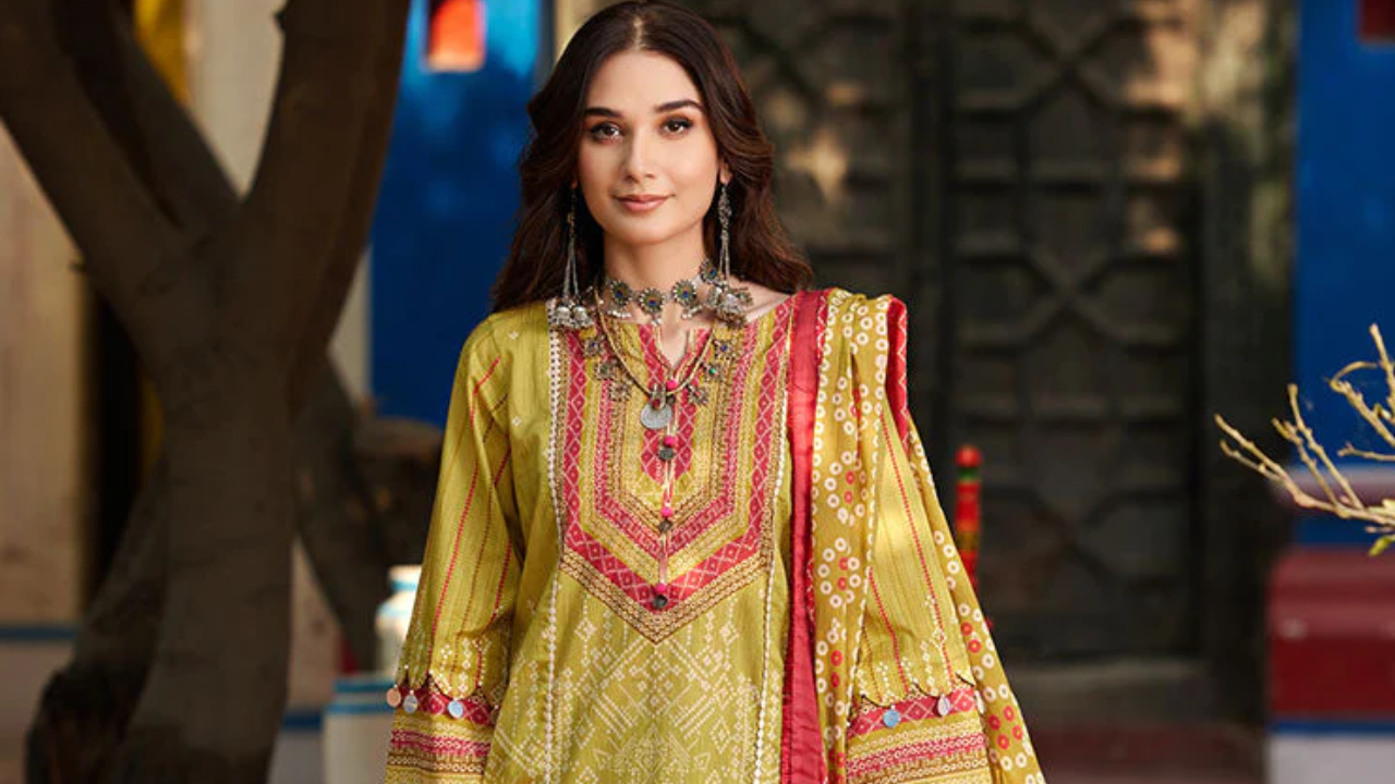 The Extravagance of Ellena's Luxury Embroidered Lawn Collection
