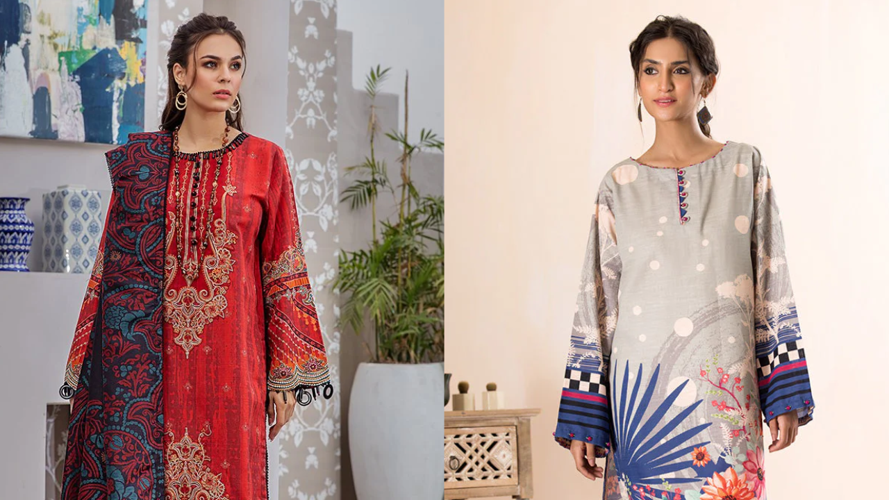 Embrace Winter Elegance: Ellena's Unstitched Winter Collection 2023