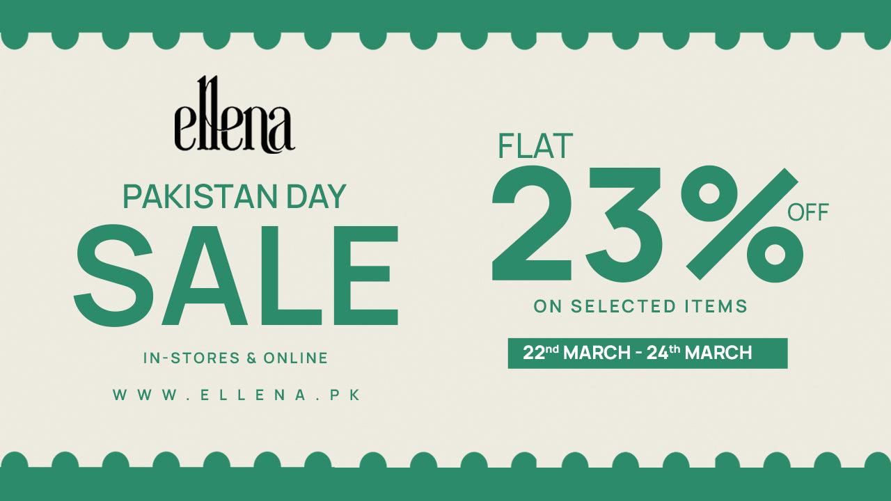 Celebrate Pakistan Day Offering Spectacular Discounts on Eid Outfits and More!