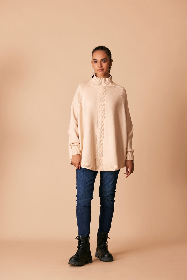 Turtle Neck Pullover Sweater