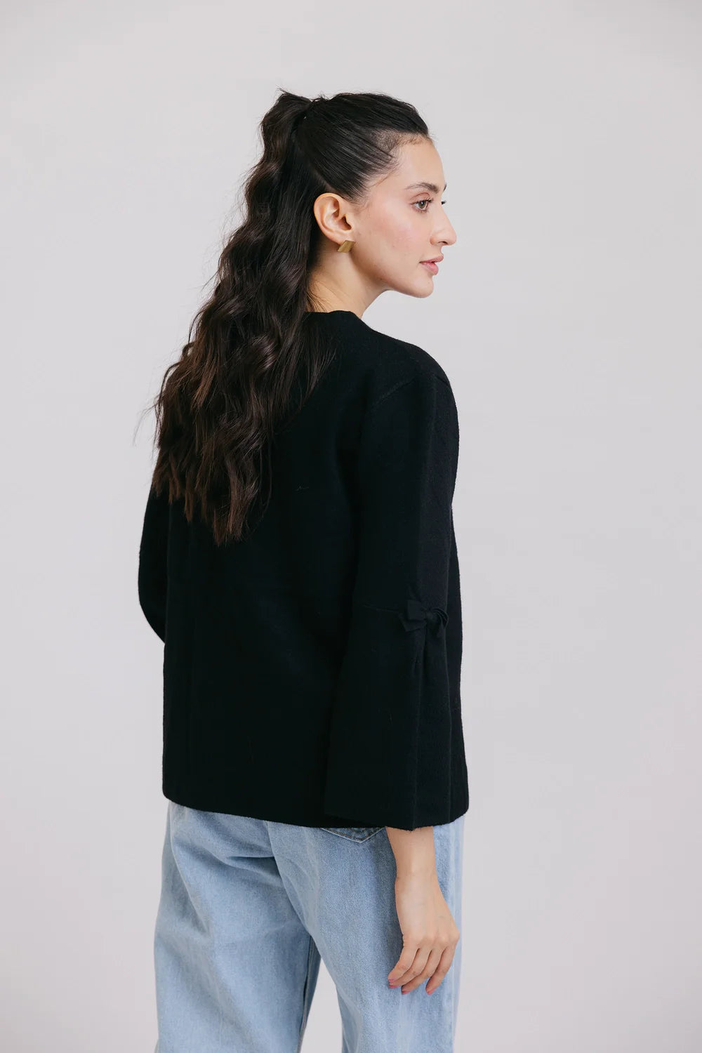 Full Sleeves Round Neck Cardigan Sweater