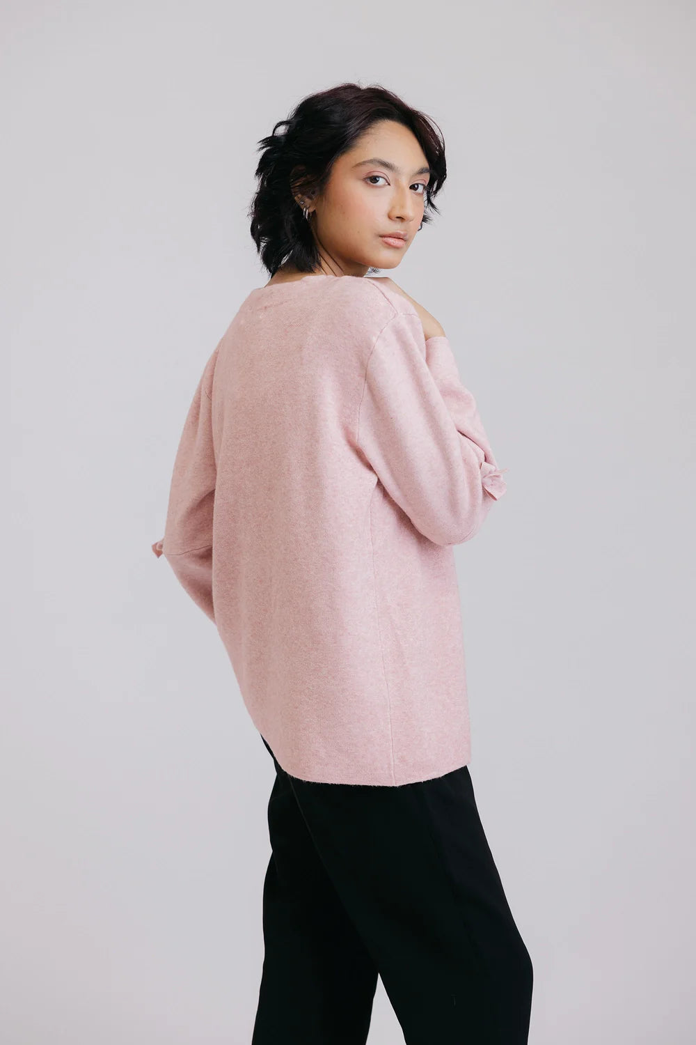 Full Sleeves Round Neck Cardigan Sweater