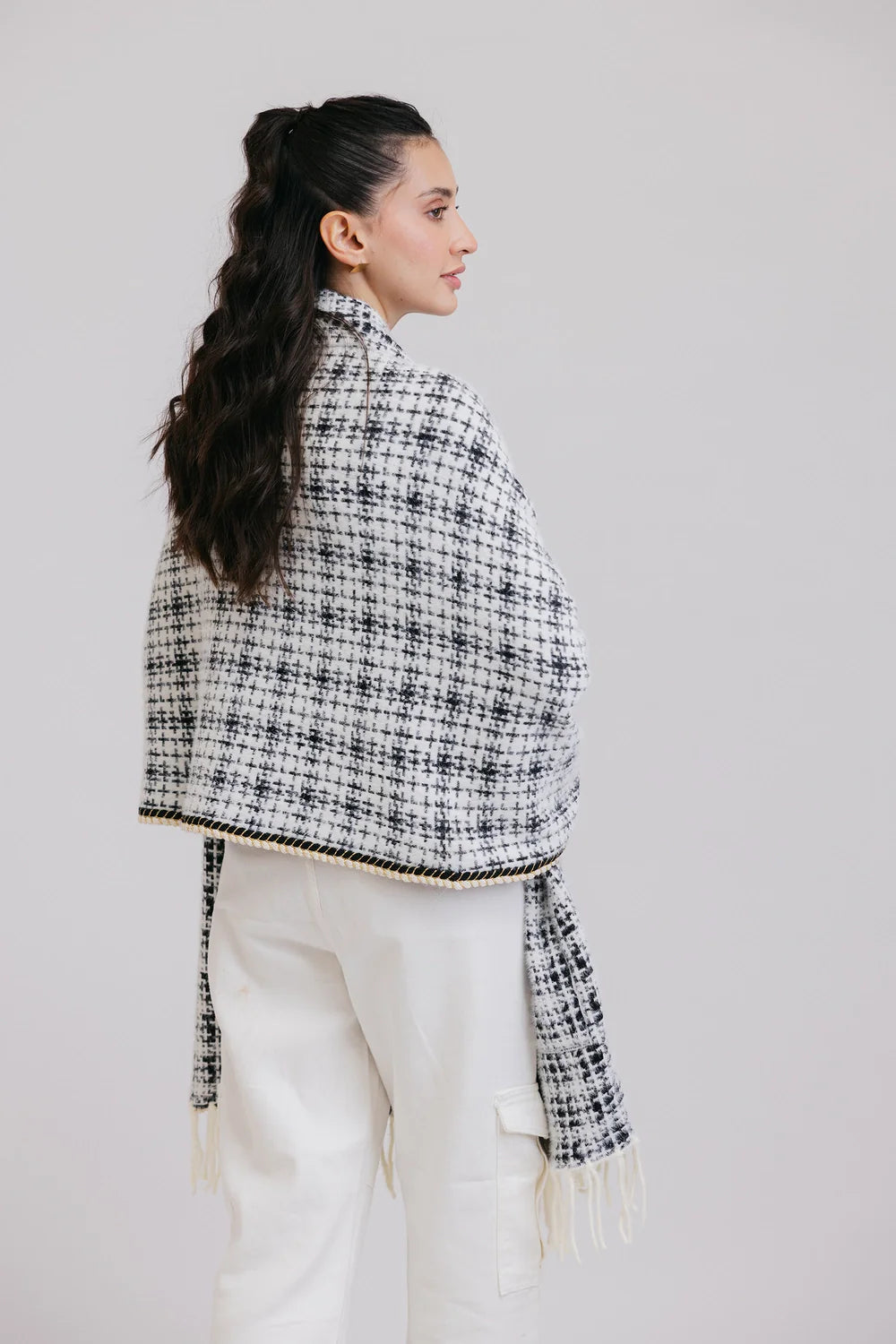 Fall Poncho Capes with Front Pockets