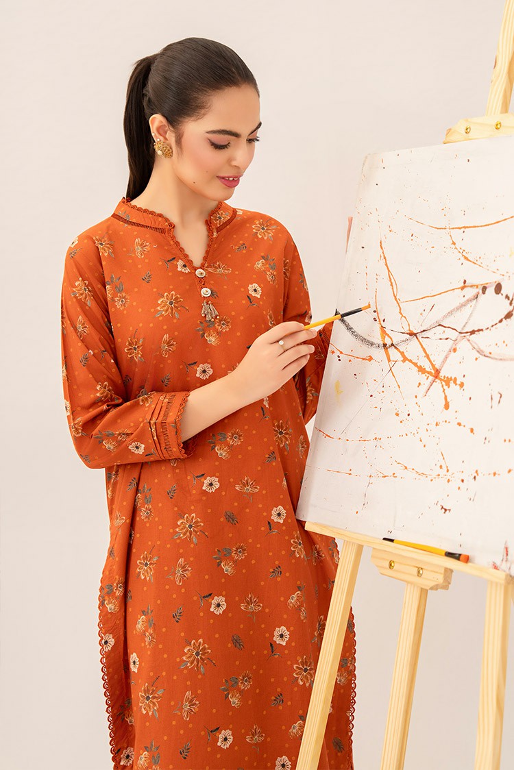 2-PC Stitched Embroidered Suit