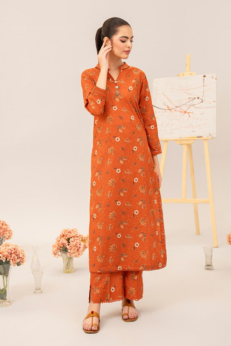 2-PC Stitched Embroidered Suit