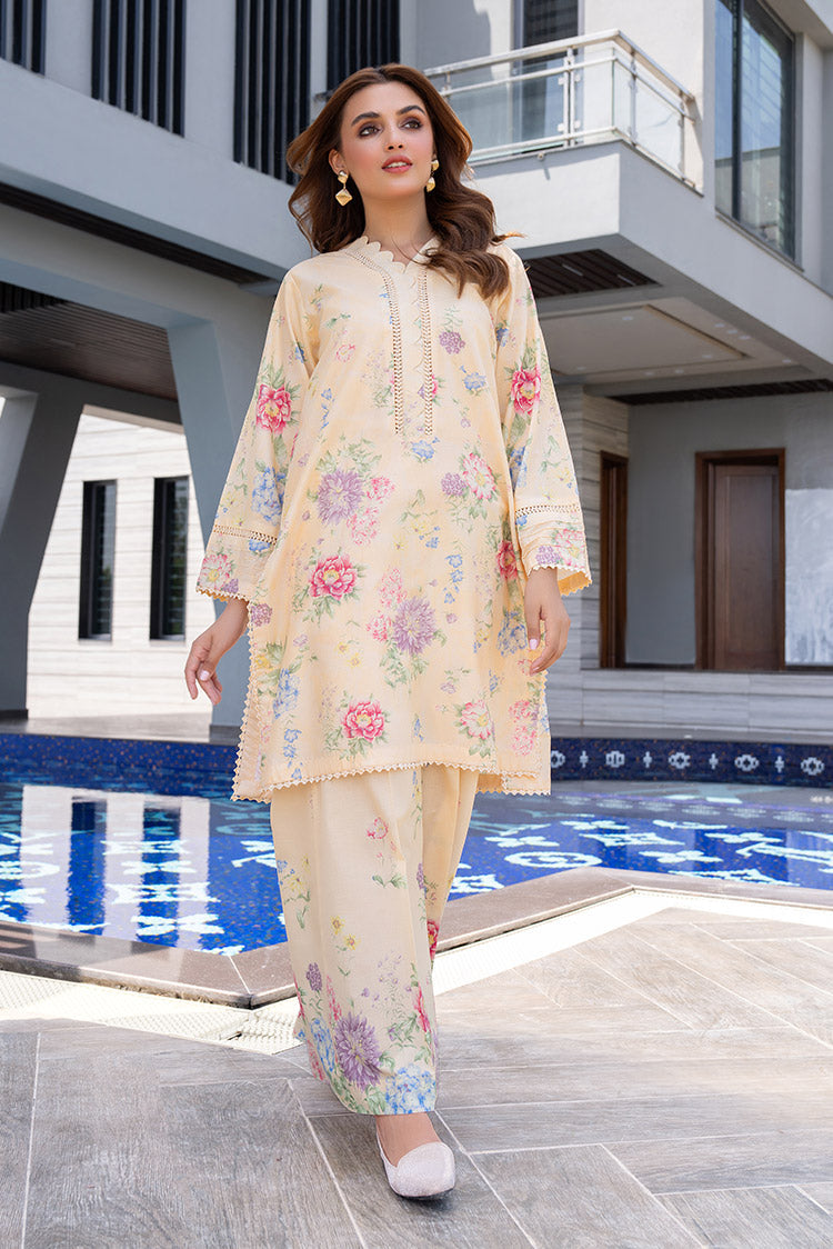 2-PC Stitched Printed Suit