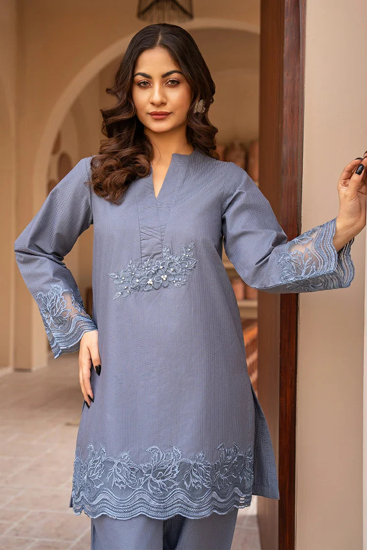 2-PC Stitched Printed Suit