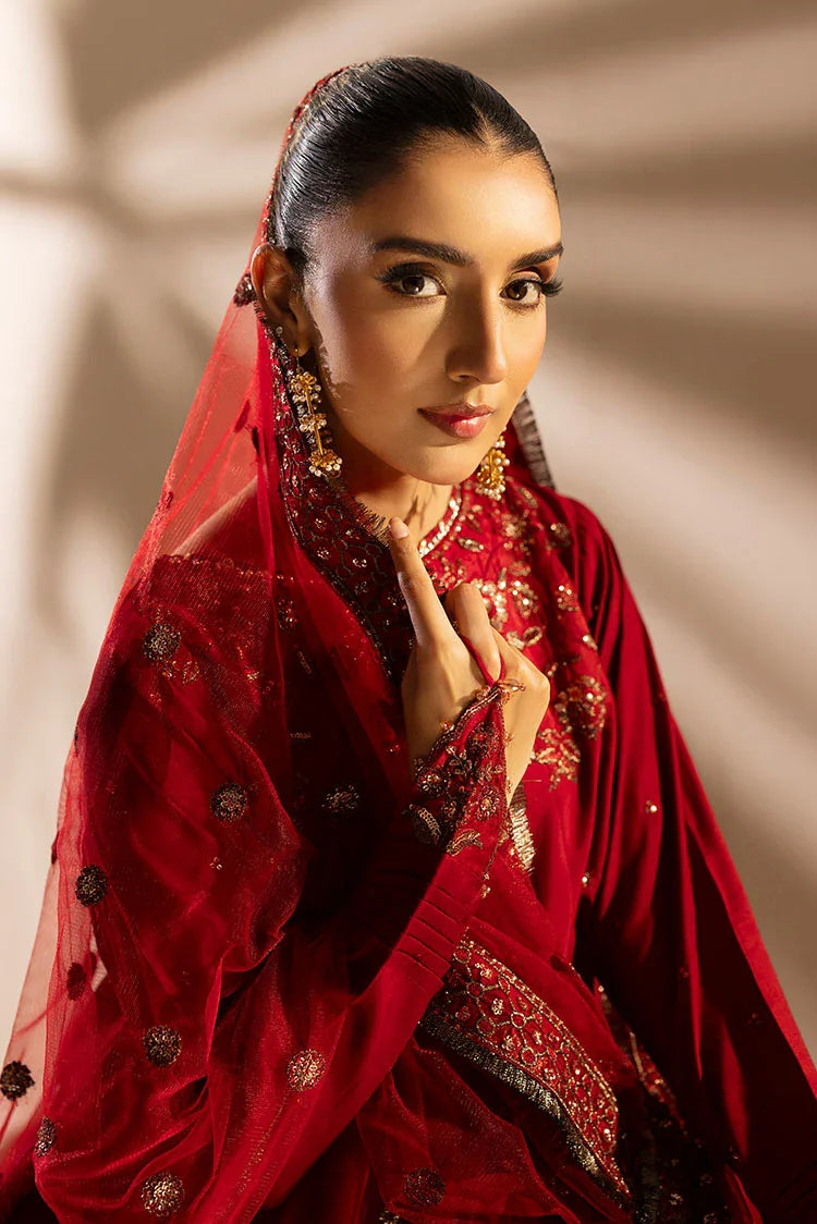 3-PC Stitched Embroidered Suit