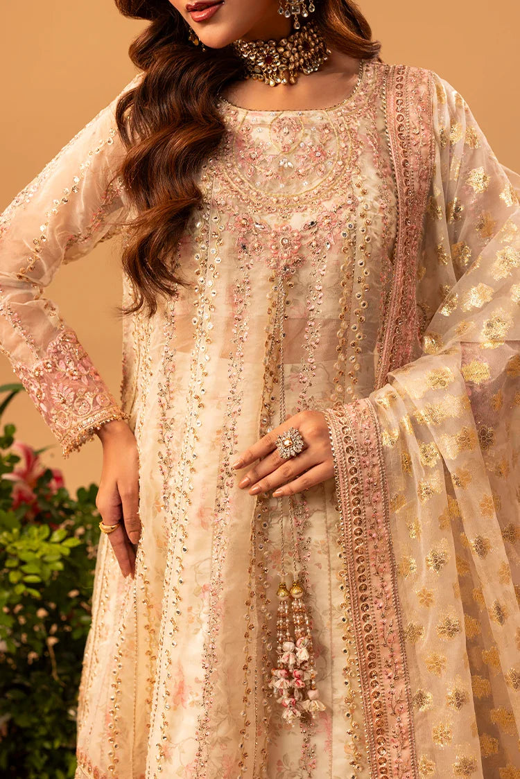 3-PC Stitched Embroidered Suit