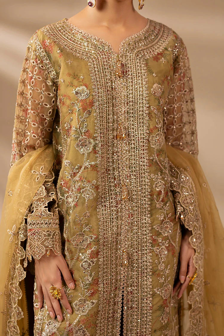 3-PC Stitched Embroidered Suit