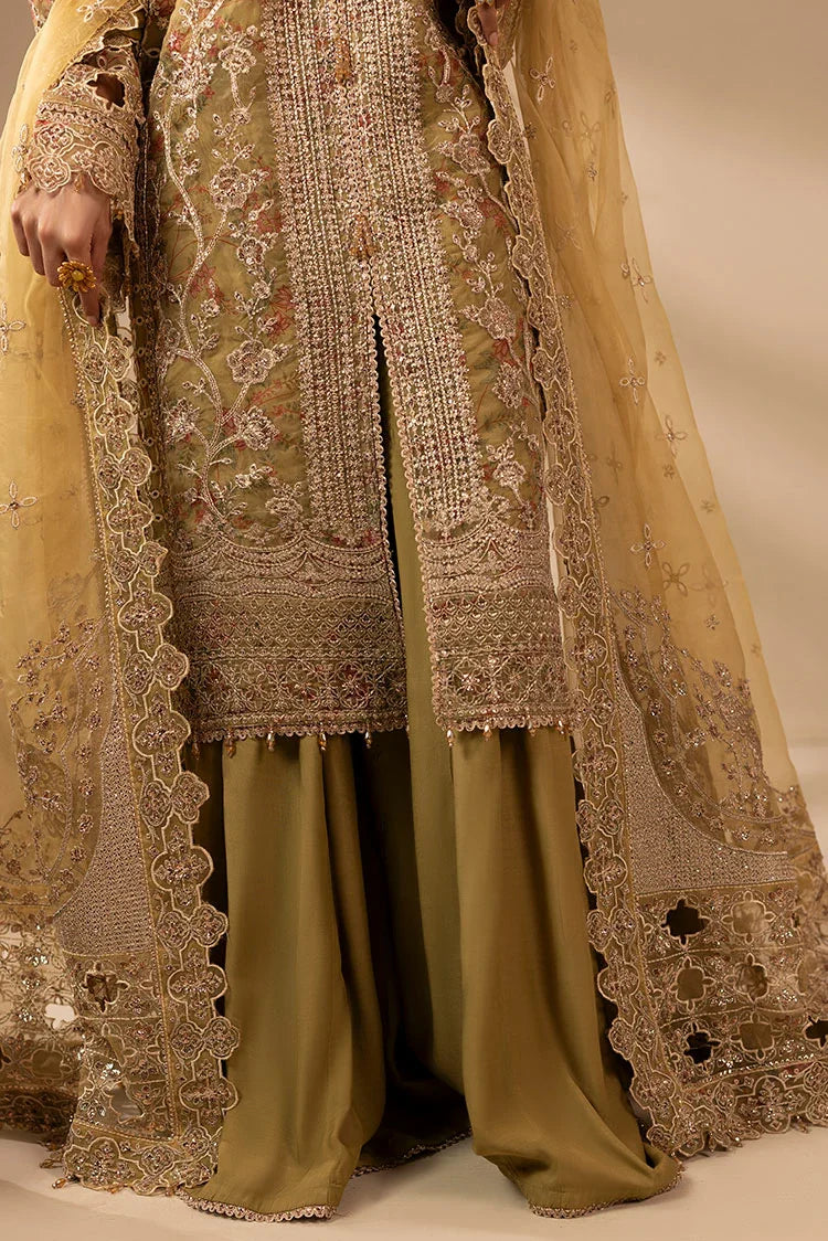 3-PC Stitched Embroidered Suit