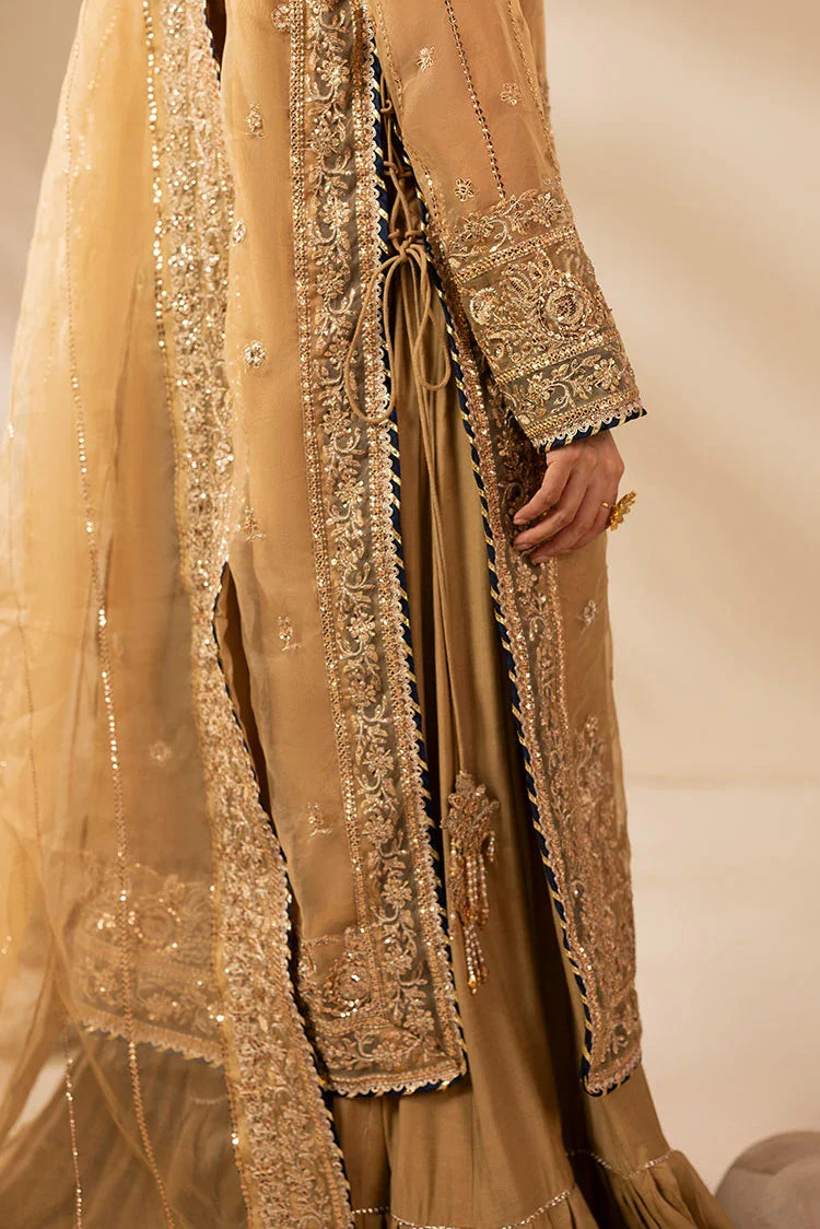 3-PC Stitched Embroidered Suit