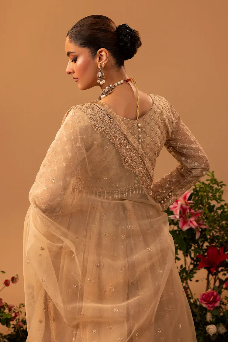 3-PC Stitched Embroidered Suit