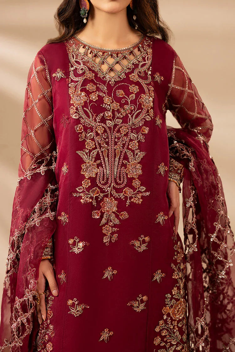 3-PC Stitched Embroidered Suit