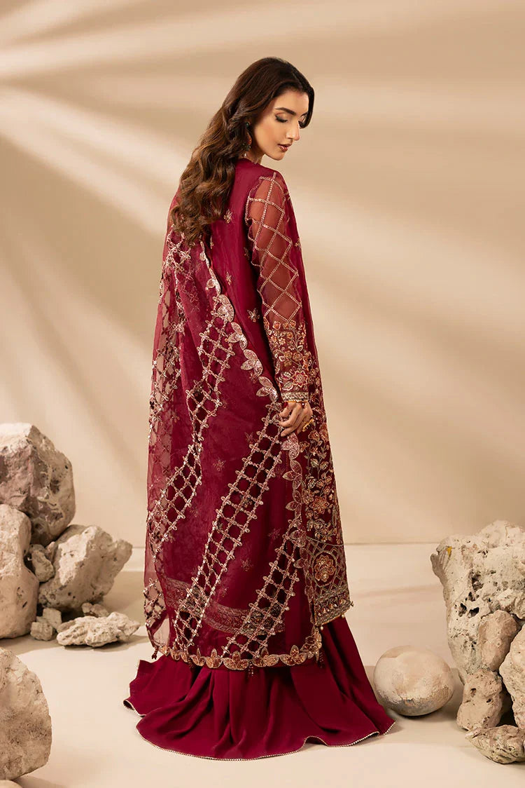 3-PC Stitched Embroidered Suit