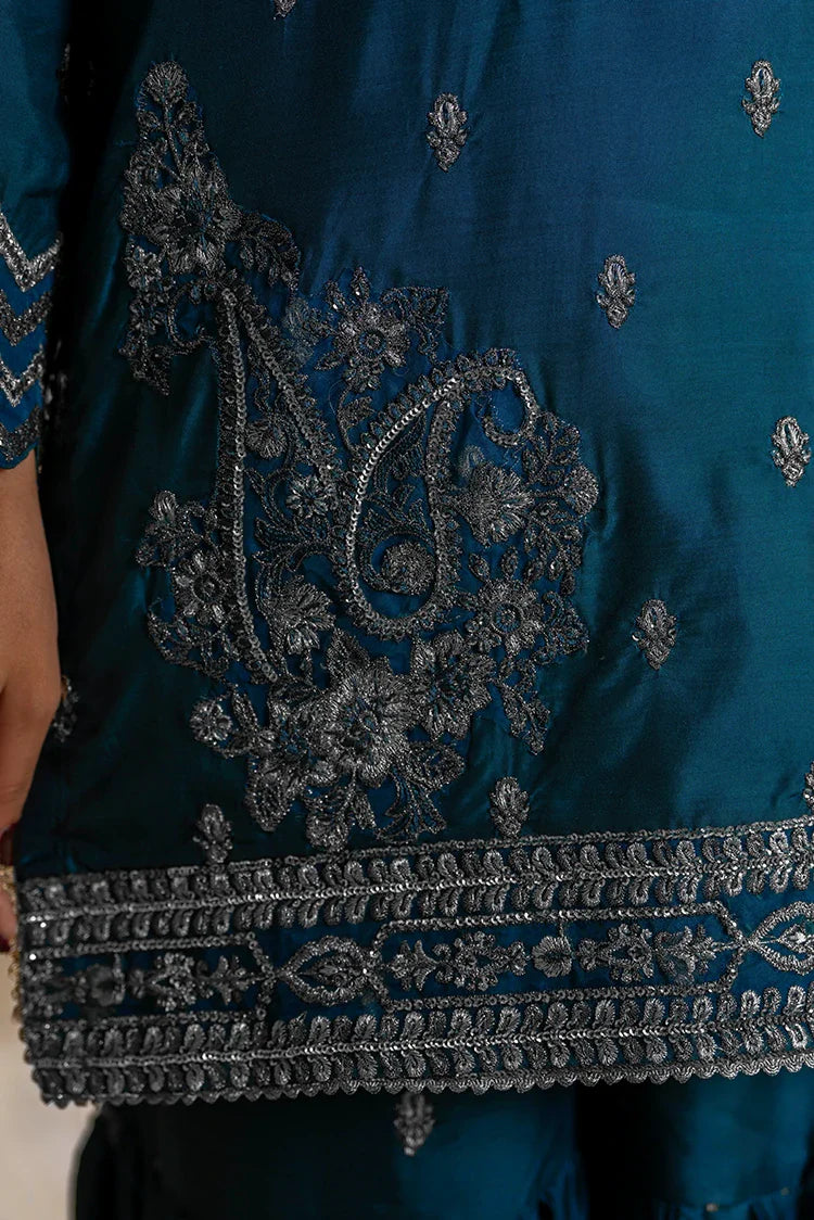 3-PC Stitched Embroidered Suit