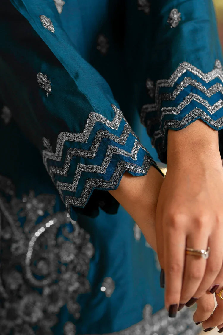 3-PC Stitched Embroidered Suit