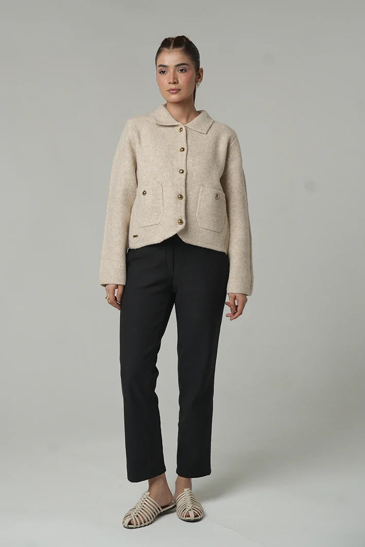 Collar Knit Cardigan