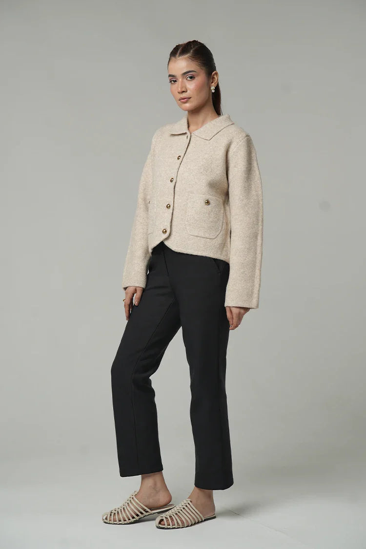 Collar Knit Cardigan