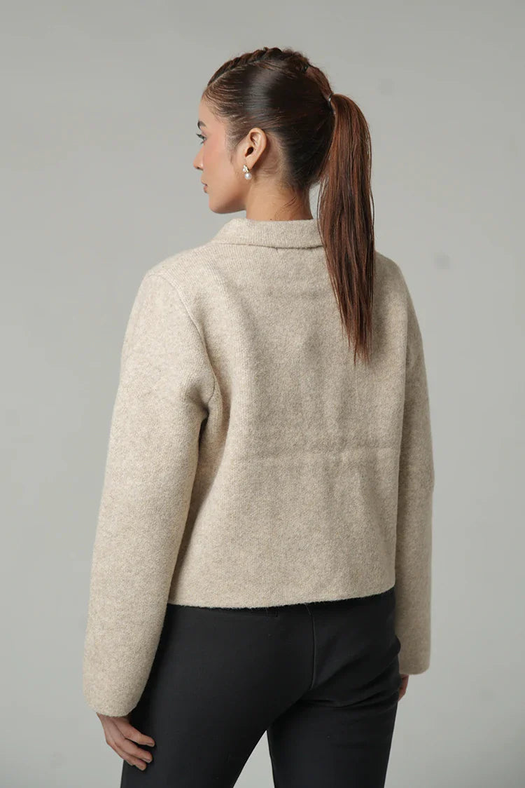 Collar Knit Cardigan