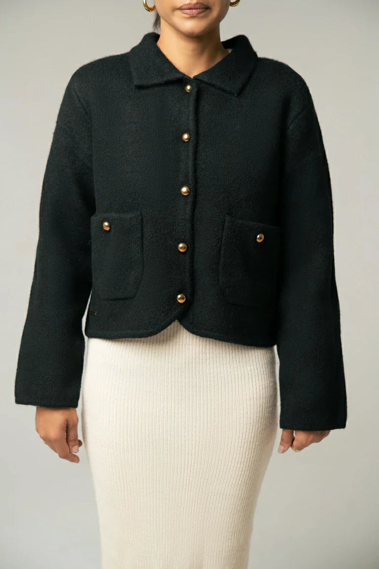 Collar Knit Cardigan