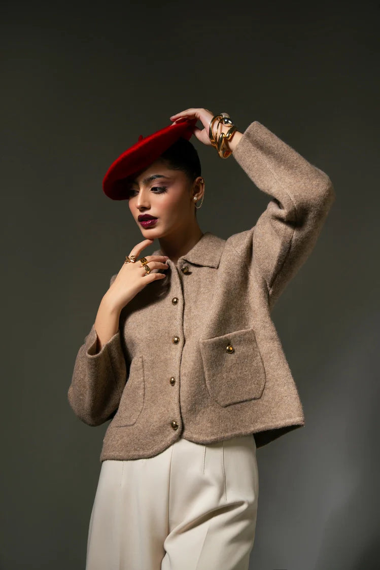 Collar Knit Cardigan