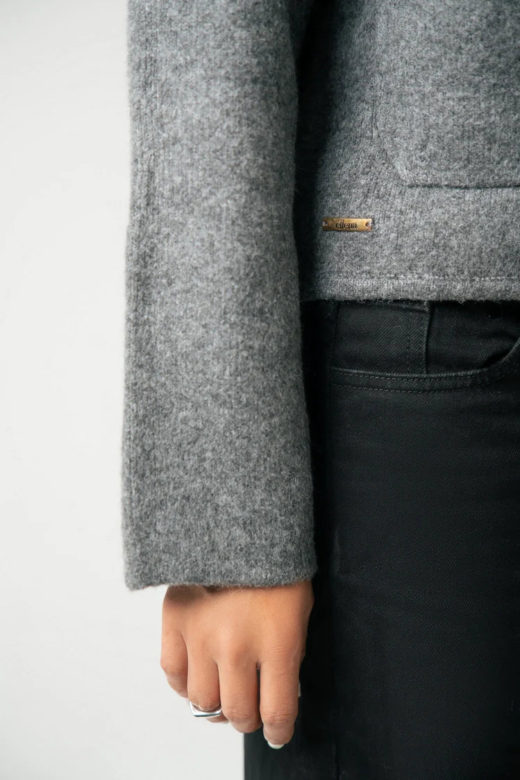 Collar Knit Cardigan