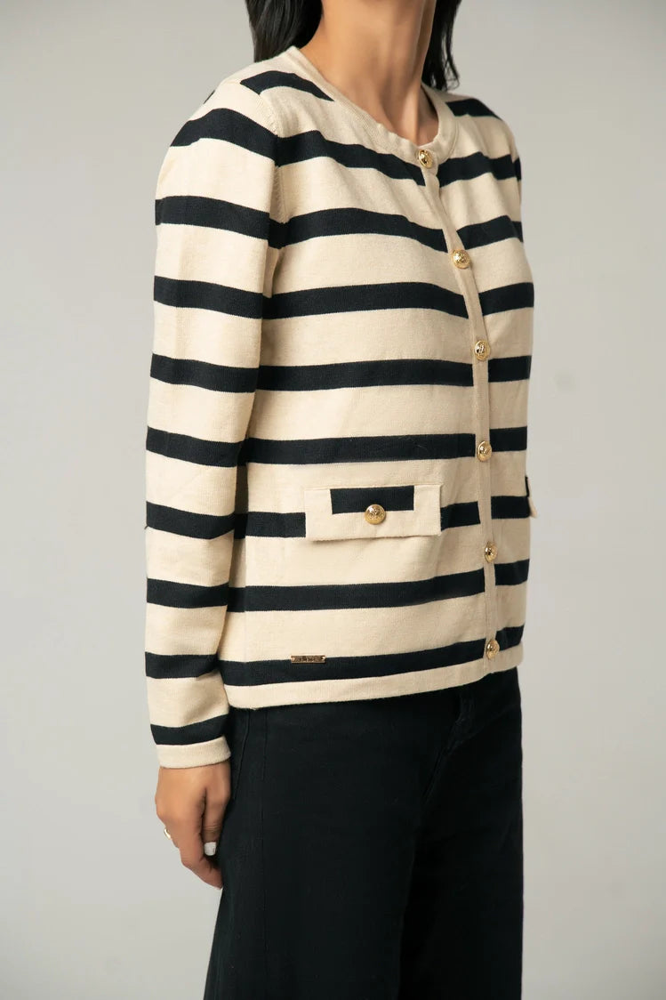 Striped Knit Sweater