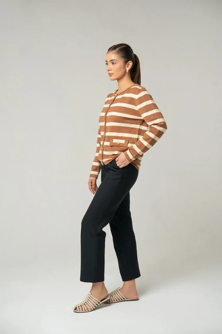 Striped Knit Sweater
