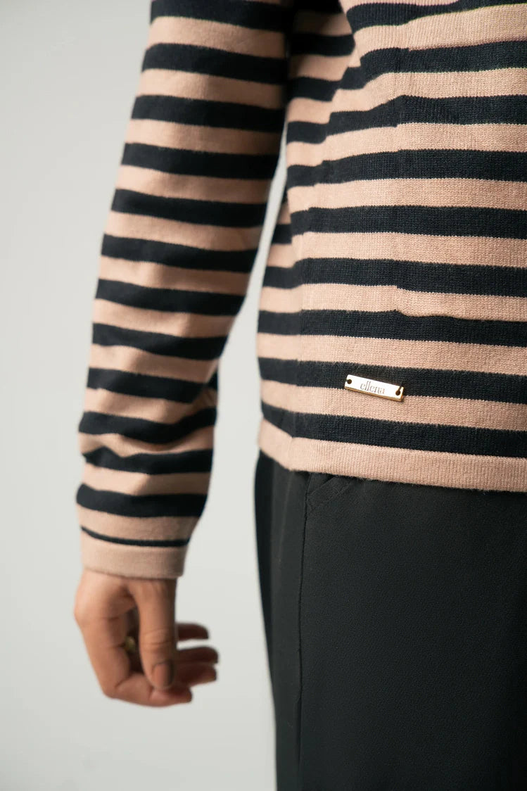 Striped Knit Sweater
