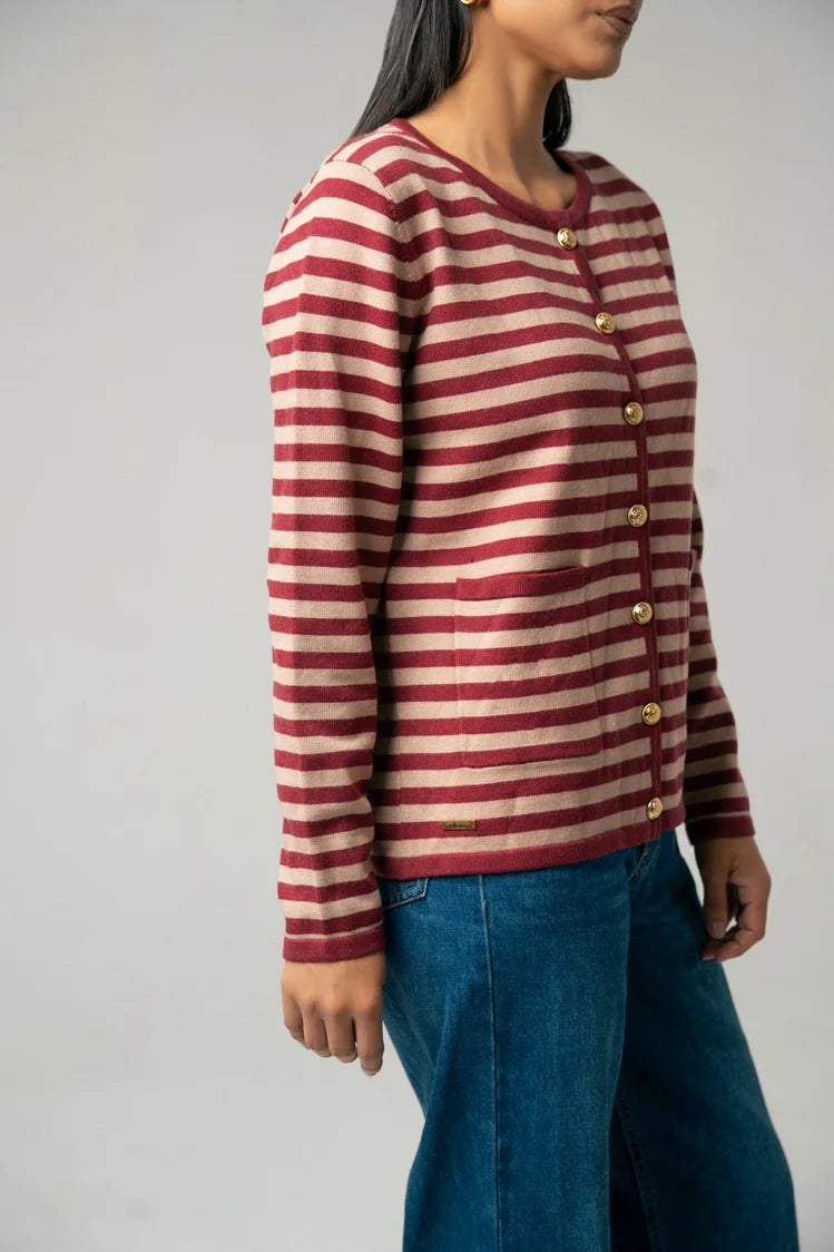 Striped Knit Sweater
