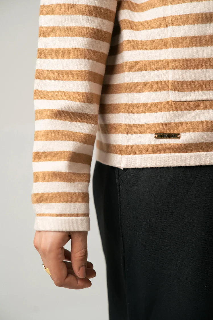 Striped Knit Sweater