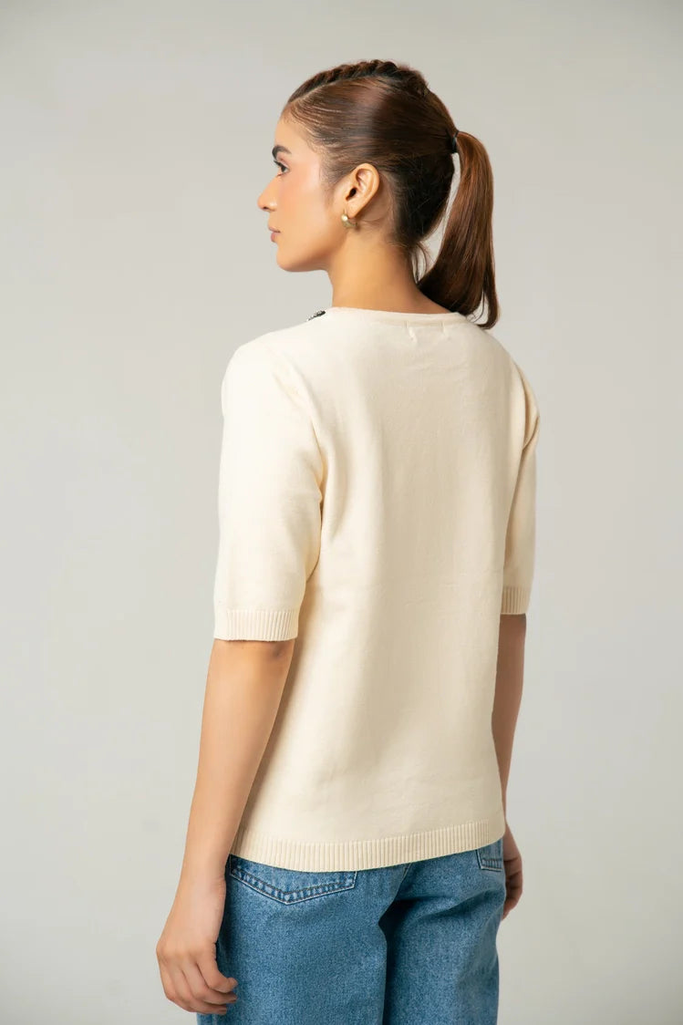Short Sleeves Sweater