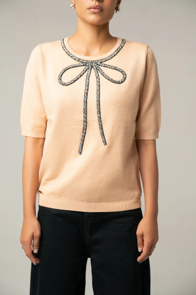 Short Sleeves Sweater