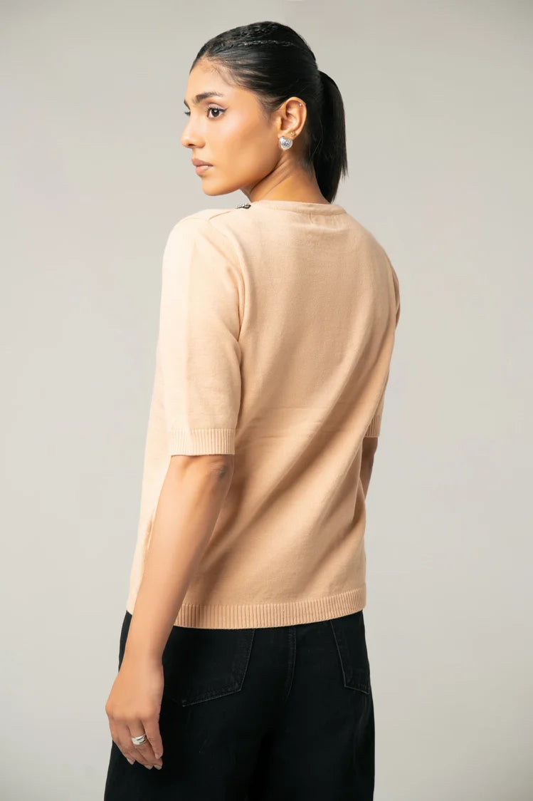 Short Sleeves Sweater