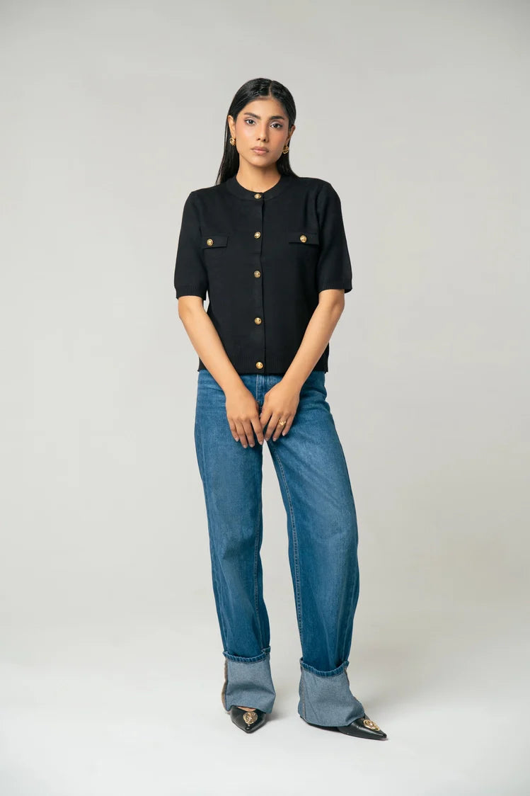 Short Sleeves Cardigan