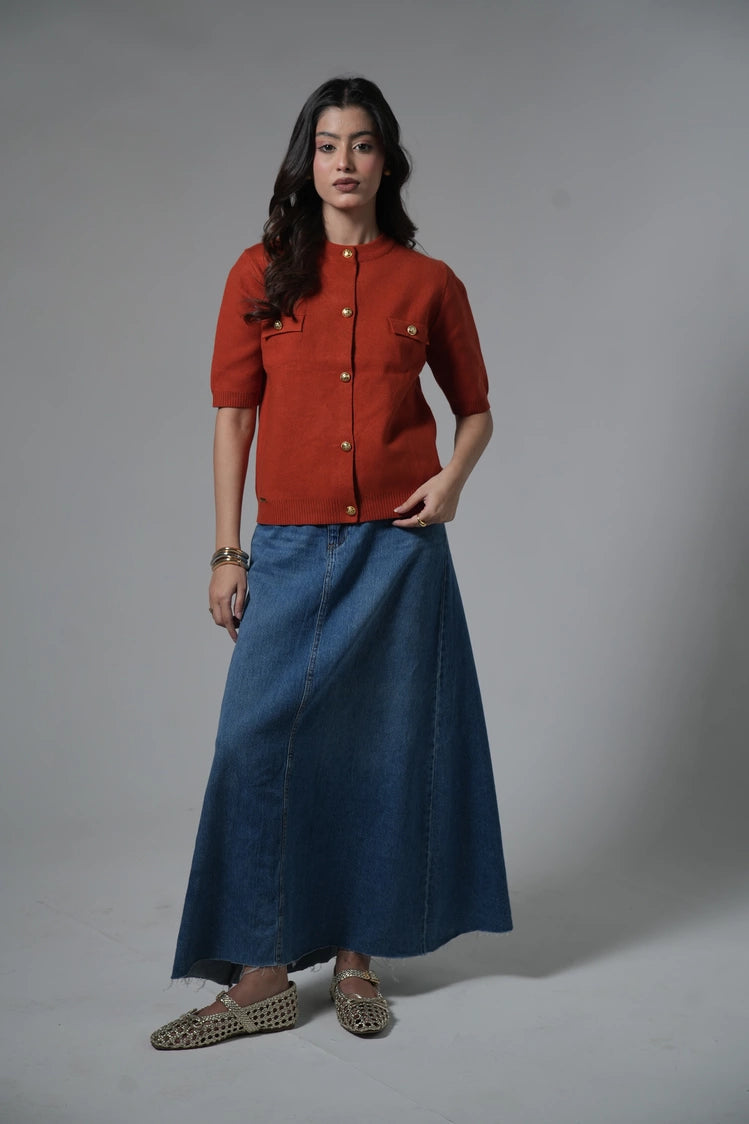 Short Sleeves Cardigan