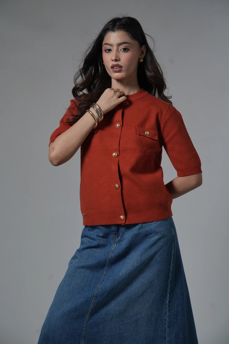 Short Sleeves Cardigan