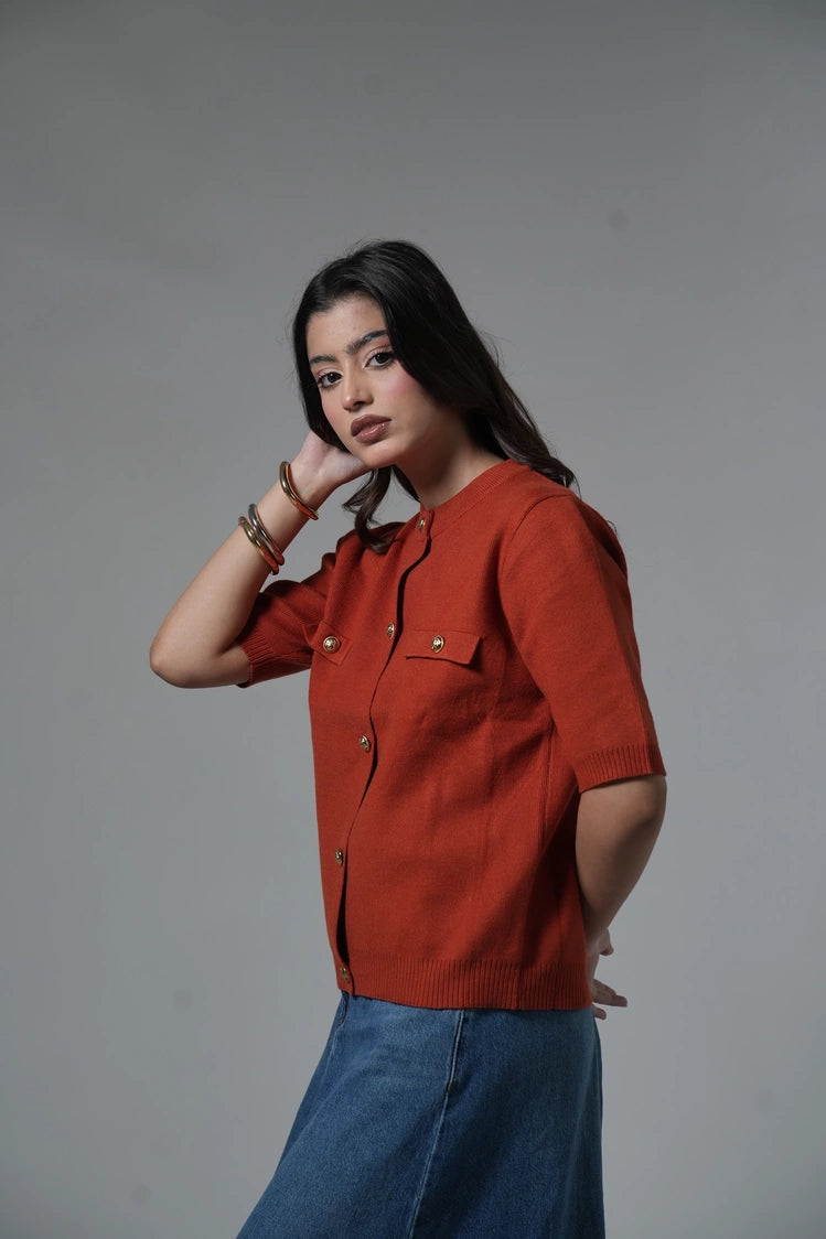 Short Sleeves Cardigan