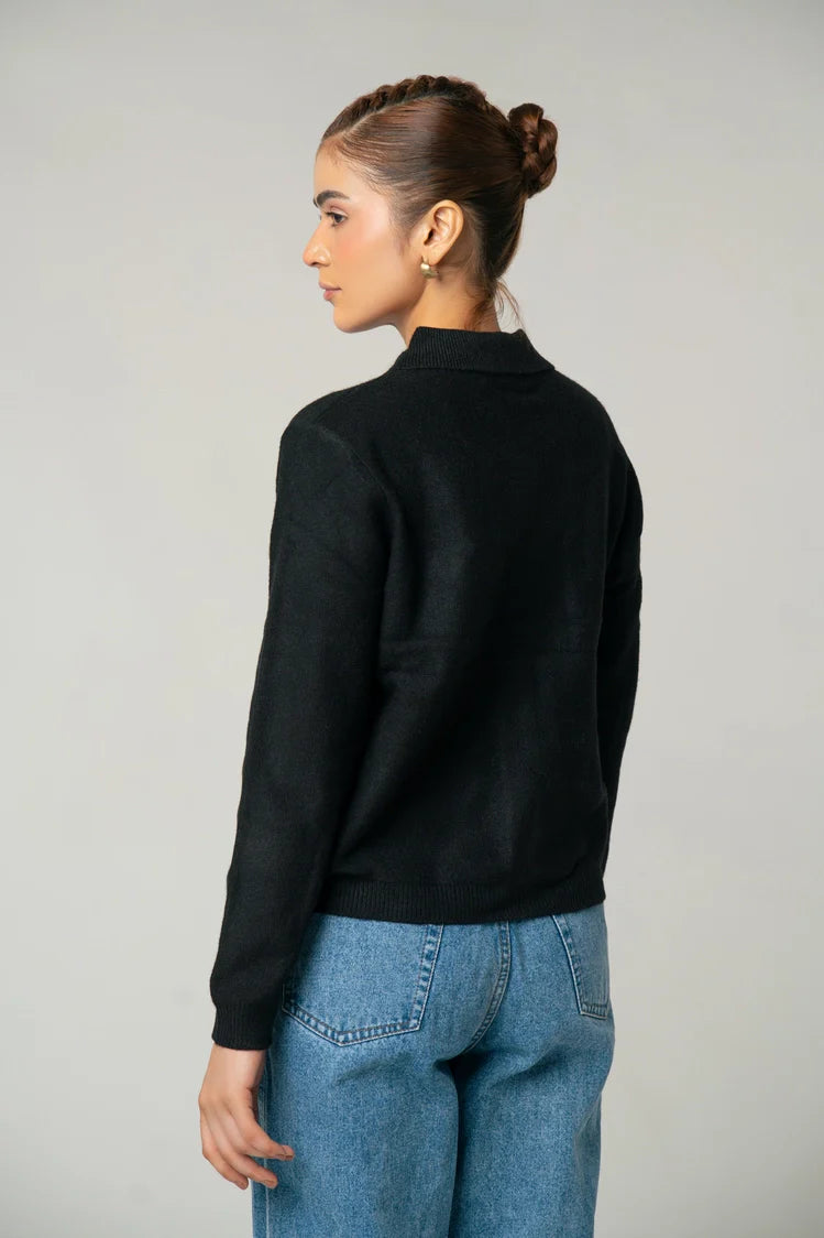 Collar Knit Cardigan