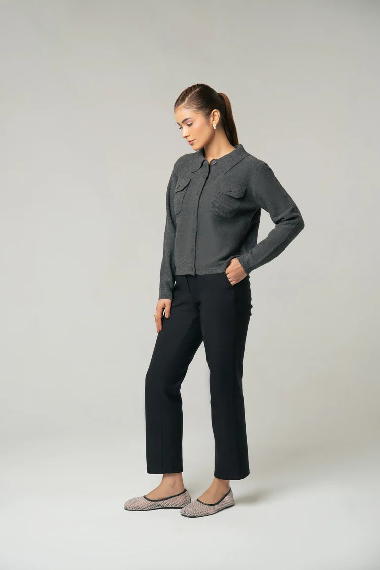 Collar Knit Cardigan