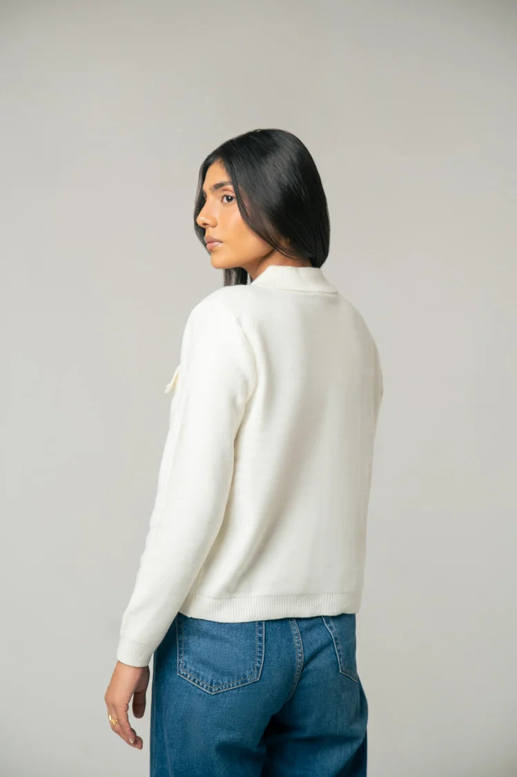 Collar Knit Cardigan