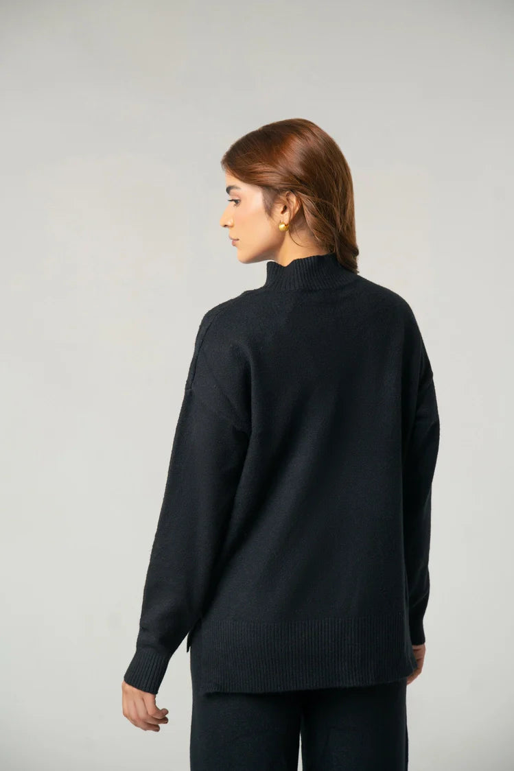 Turtle Neck Knit Sweater