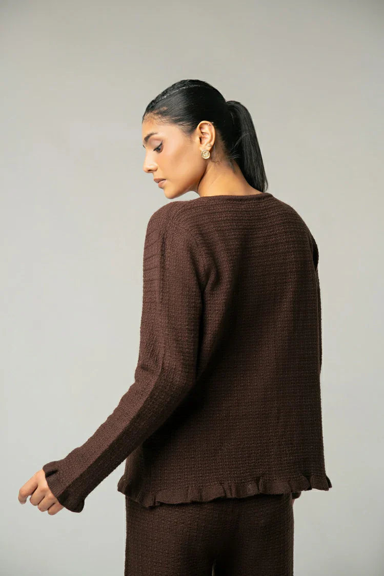 V-Neck Knit Sweater