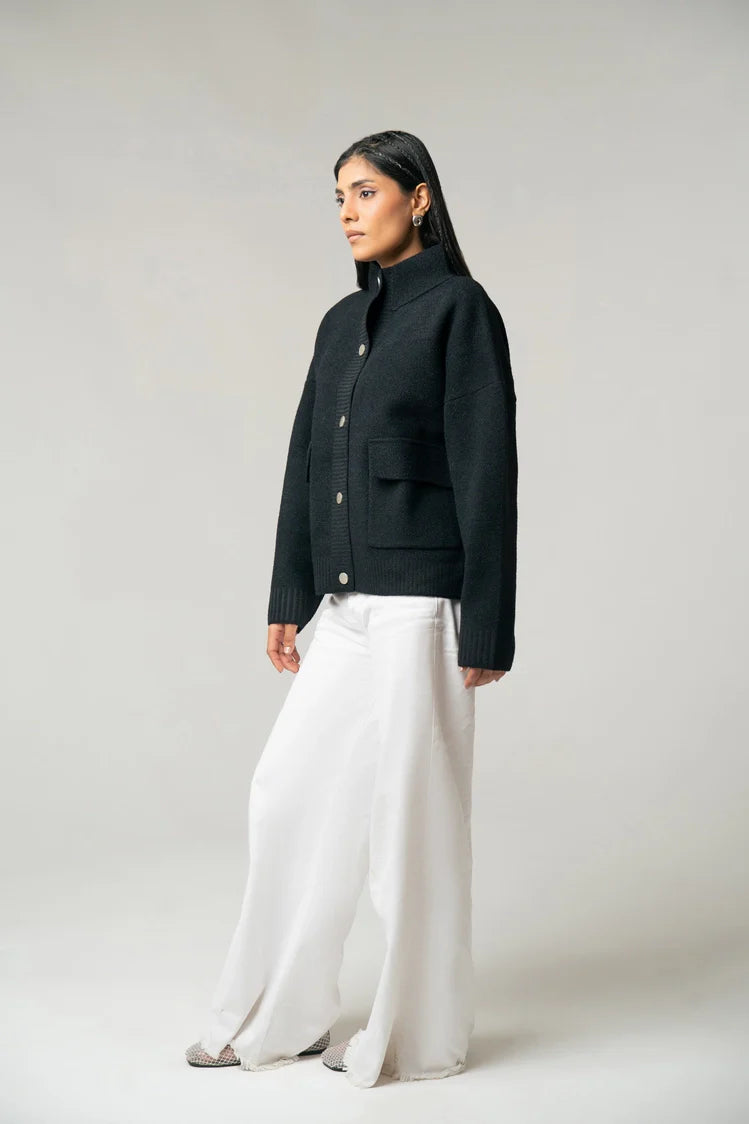 Botton Up Jacket Sweater