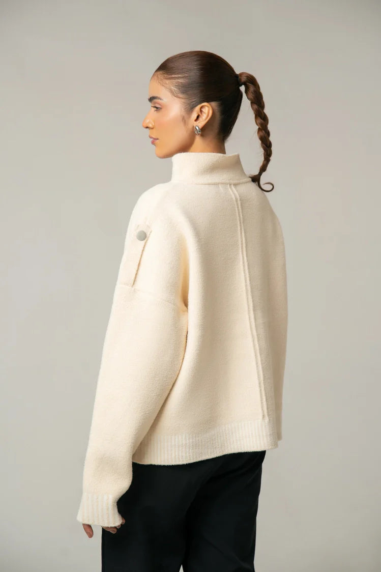 Botton Up Jacket Sweater